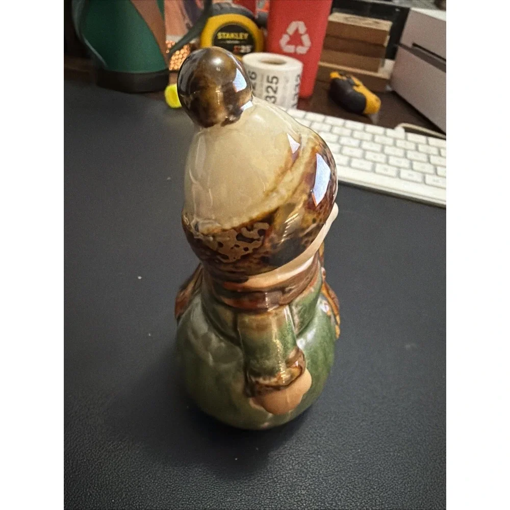 Vintage Ceramic Snowman with Hat Scarf Decoration Christmas Winter!